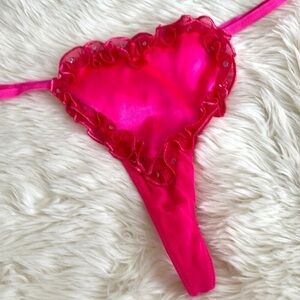 Victoria’s Secret Sexy Little Things Ruffle Heart Thong